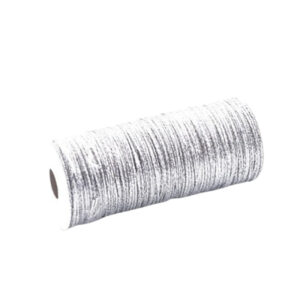 Dekor zsinór drótos metál [2mm x 15m] ezüst