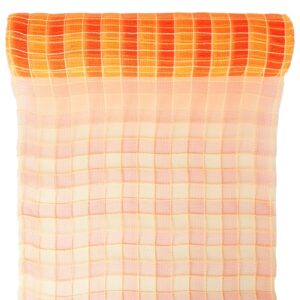 Dekorációs metál szövött háló [50cm x 9m] napsárga/narancssárga