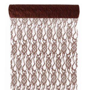 Csipke anyag [29cm x 5m] barna