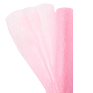 Gyűrt snow organza anyag [40cm x 10m] rózsaszín