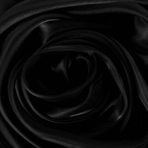 Szatén-organza anyag [142cm x 10m] fekete