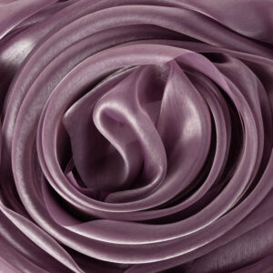 Szatén-organza anyag [142cm x 10m] padlizsánlila