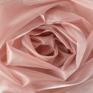 Szatén-organza anyag [142cm x 10m] cameo
