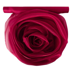 Szatén-organza anyag [47cm x 10m] bordó