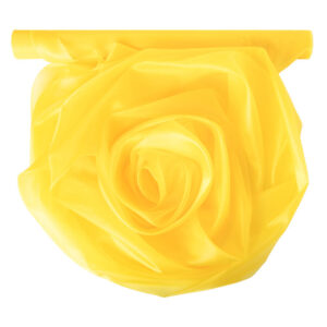 Szatén-organza anyag [47cm x 10m] citromsárga
