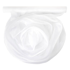 Szatén-organza anyag [47cm x 10m] fehér
