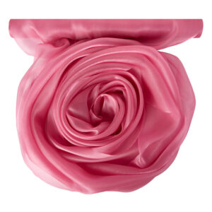 Szatén-organza anyag [47cm x 10m] világos mályva