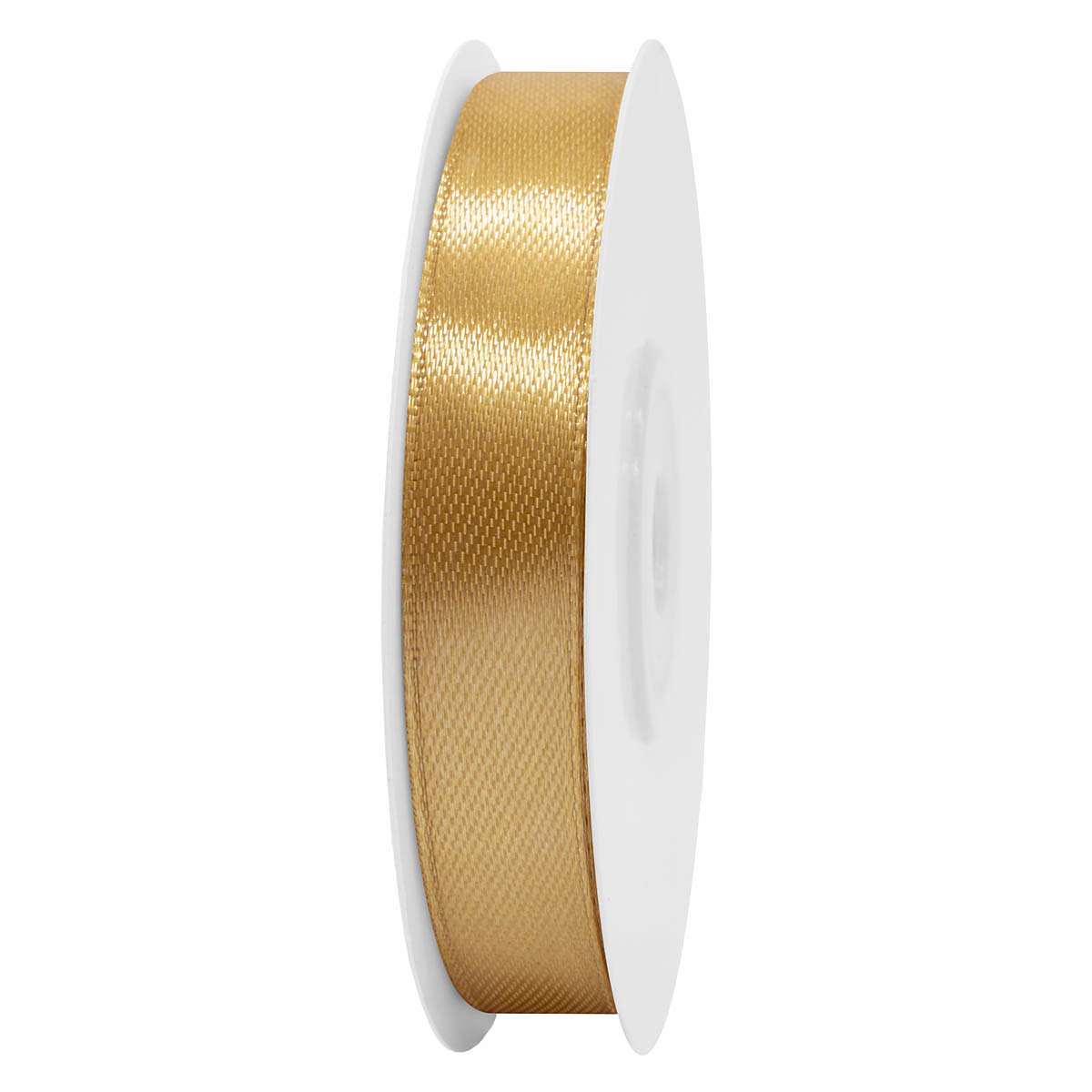 Sima szatén szalag egyszínű [13 mm x 22,86 méter] pasztell arany