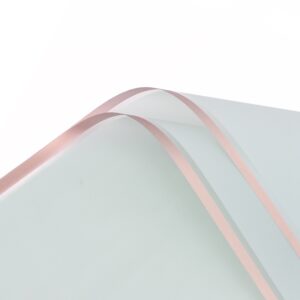 Aranycsíkos íves fólia csomagoló 20 ív/csomag 58cm x 58cm világoszöld/rose gold