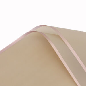 Aranycsíkos íves fólia csomagoló 20 ív/csomag 58cm x 58cm bézs/rose gold