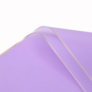 Aranycsíkos íves fólia csomagoló 20 ív/csomag 58cm x 58cm lila/rose gold