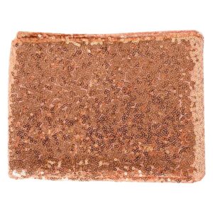 1702 Flitter anyag szegett [30cm x 2,75m] bronz