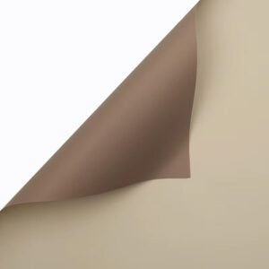 Kétszínű íves fólia csomagoló 20 ív/csomag [58cm x 58cm] bézs/barna