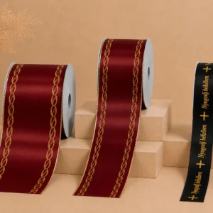 Gyász textil szalagok